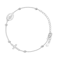 Holy Mother Cross Silvery