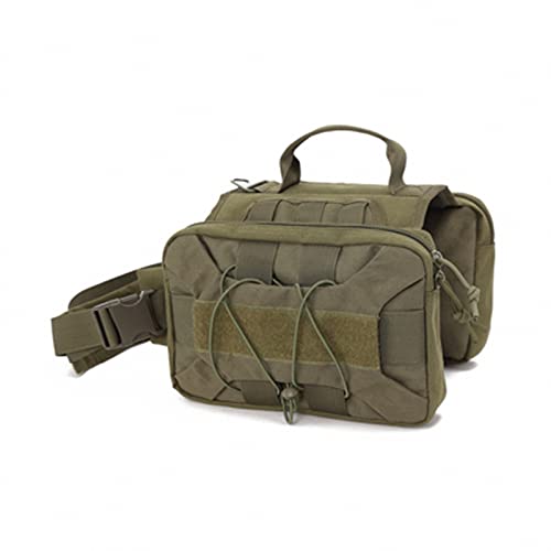 MAOTN Zaino tattico per Imbracatura Cani,Pettorina per Cani Lavoro Attrezzatura addestramento,Gilet Cani Combattimento CS Ventilatore Militare all'aperto,per Viaggi,pattuglia,Style2,One Size