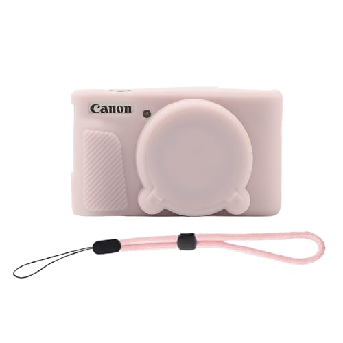 Funda para Canon PowerShot SX740 HS de silicona rosa