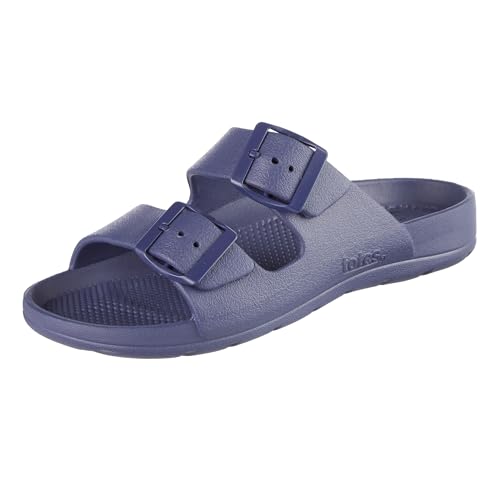 Image of totes Women's Everywear Lightweight Waterproof Adjustable Double Buckle Slide Sandal