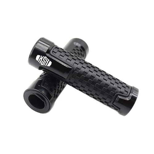Für Yamaha XSR700 XSR900 XSR 700 900 2015 2016 2017 2018 2019 2020 2021 22 MM Motorrad Lenker Griffe Hand Bar Griffteile(Schwarz)