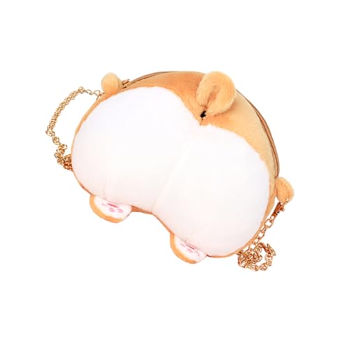 Sac bandoulière peluche corgi pour sorties citadines