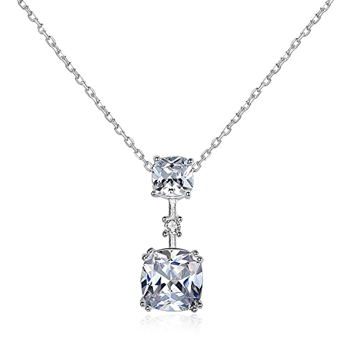 Collier mariage topaze carrée : le cadeau idéal en bijoux fins pour femme