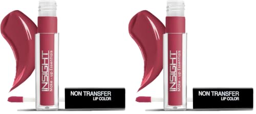 Image of INSIGHT Non Transfer Liquid Lipstick- Charmed| Waterproof| Matte Finish| Transfer & Smudge Proof| Lightweight| 12 Hr Wear| Highly Pigmented 4 ml (Pack of 2)