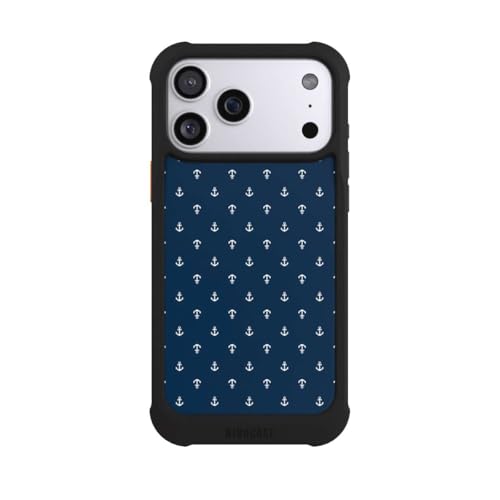 Anti-choc coque iPhone 17 Pro Max MagSafe NIVOmax noire motif voile