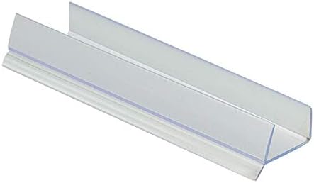Plinth Sealing Strip for 15-16mm Panel Thickness Clear Plastic - 5 Strips at 1000mm (1m) Length