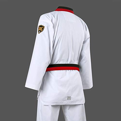 Mooto Taekwondo Mtx Basic Uniform Poom Dobok Tkd Wtf Approvaled (160 (Height : 160~169Cm)(5.24~5.54Ft) #TOP3