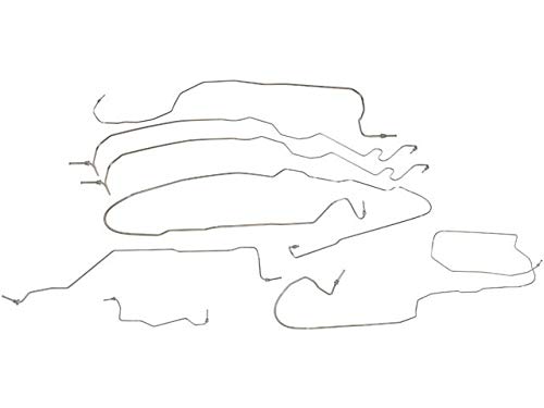 Marketplace Auto Parts Brake Hydraulic Line Kit with Fittings - Compatible with 2003, 2005-2006 Chevy Silverado 1500 HD Crew Cab Pickup