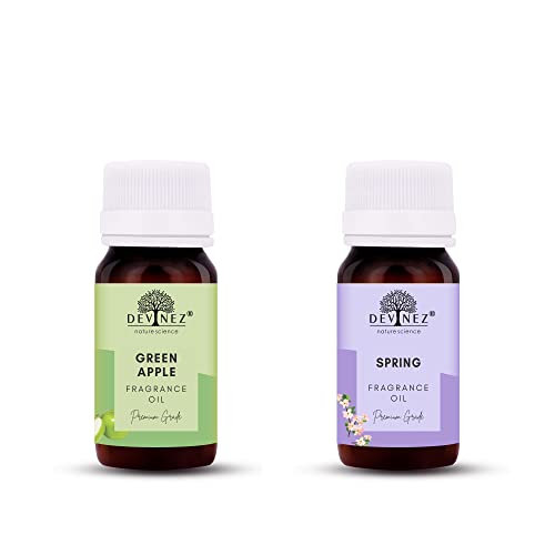Image of Devinez Green Apple, Spring (Aqua Fresh) Aroma Oil for Diffuser /Ultrasonic Aroma Diffuser /Tealight Diffuser /Reed Diffuser, 60ml Each