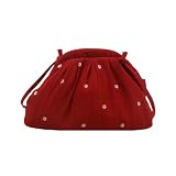 Questa dolce borsa a tracolla presenta un design alla moda polka dot, perfetto per aggiungere fascino a qualsiasi outfit.