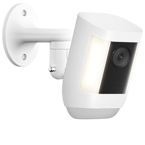 Wall Mount for Ring Spotlight Cam Battery and Ring Spotlight Cam Plus/Pro (Battery) 360Adjustable Security Wall Mount Bracket for Ring Cam Indoor/Outdoor Use (Camera Not Included)