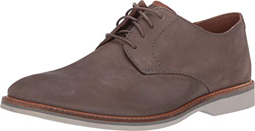 Image of Clarks Atticus Lace Mens Oxfords Grey Nubuck 12