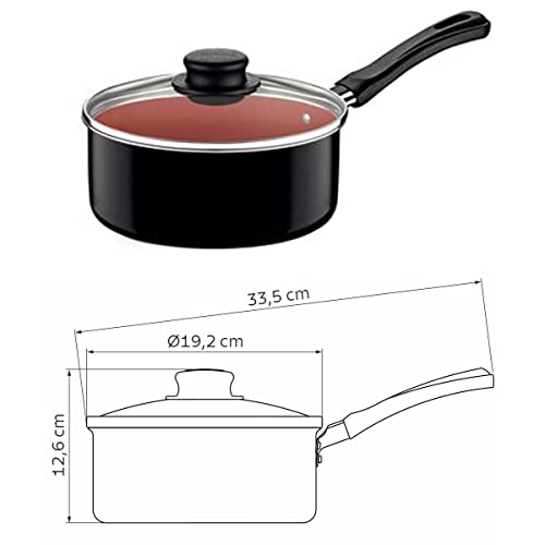 Tramontina JOGO DE PANELAS 5 PCS CARIBE PRETO - SORTIDOS DE ALUMINIO COM REV ANTIADERENTE E POLIESTER 7 Tramontina JOGO DE PANELAS 5 PCS CARIBE PRETO - SORTIDOS DE ALUMINIO COM REV ANTIADERENTE E POLIESTER - Imagem 7