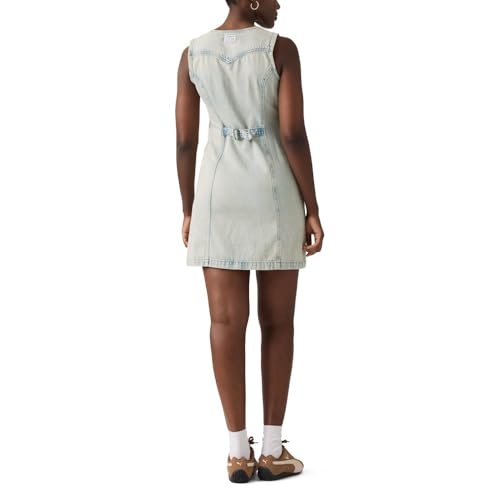 Levi's Women's Vianna Vest Dress, (New) A Little Hazy (Non-Stretch), Large - image 2