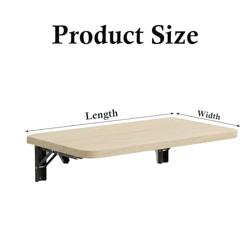 Table pliante murale 70x30 cm robuste et gain de place pour optimiser vos petits espaces