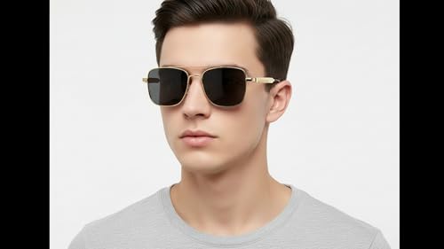 Image of Dervin UV Protected Square Sunglasses for Men and Women