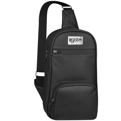 Image of Squircle Sling Elegant Style Document Money Phone Belt Bag for Men and Women