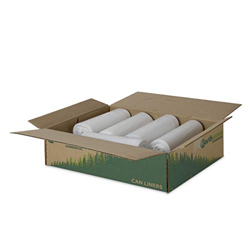Image of Earthsense Commercial RNW4310C Can Liner, 28.5 x 43, 23 gal, 1 mil thickness, Polyethylene, Black (Pack of 150)
