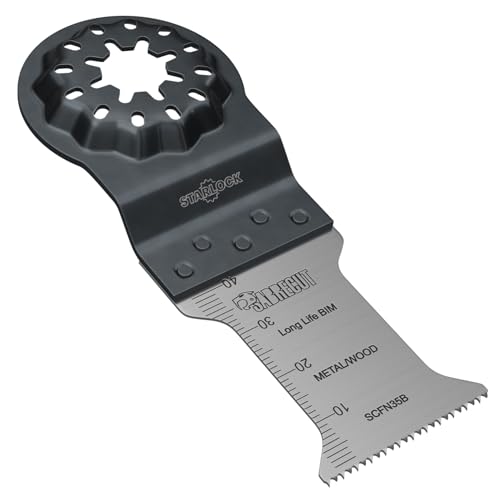 5 x SabreCut SCFN35B_5 35mm x 40mm Bimetal (BIM) Long Life 18 TPI Multi Tool Blades Compatible with Bosch Fein Starlock/Starlock Plus and Starlock Max Multi Tool Fitting System and Accessories 6 5 x SabreCut SCFN35B_5 35mm x 40mm Bimetal (BIM) Long Life 18 TPI Multi Tool Blades Compatible with Bosch Fein Starlock/Starlock Plus and Starlock Max Multi Tool Fitting System and Accessories - Image 6