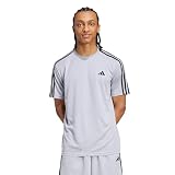 アディダス 半袖 Tシャツ TR-ES ベース 3ストライプス メンズ BXH41 ヘイローシルバー/ブラック (JX2713) L