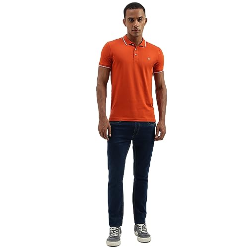 Image of United Colors of Benetton Men's Solid Regular Fit Polo Shirt