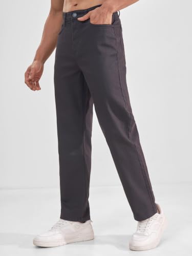 Image of Highlander Men Men's Straight Relaxed Fit Jeans | Stretchable | Everyday Comfort & Style| Jeans for Man|Premium Cotton Blend