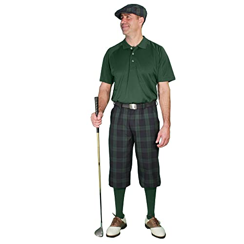 Black Watch Golf Outfits - Mens - Dark Green
