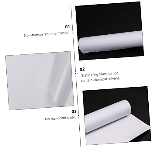 Película de vidrio esmerilado para ventana PVC no adhesiva miniatura 6