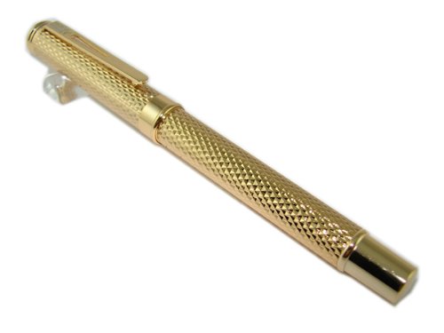 Crocodile 218 Doré pluie Stylo plume 22 KGP Pointe moyenne