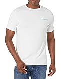 Columbia Apparel Men's Graphic T-Shirt Shirt, White/Biber, Small