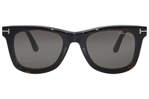 Image of Tom Ford FT5970-B 052 Eyeglasses Men's Dark Havana Full Rim 50mm w /Clip On