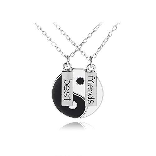 RETYLY Mejores Amigos Regalo de Amor de Amistad de Collares Tai Yin...