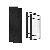 Nispira True HEPA Replacement Filter H + Carbon Pre Filter B Compatible with Honeywell HRF-H1 HRF-H2 HRF-B1. Fits Air Purifier Model HPA050, HPA150, HPA060, HPA160, HHT055, HHT155, 2 Sets