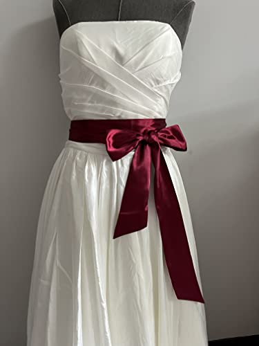 NANIA Wedding satin sash belt for special occasion dress bridal sash3