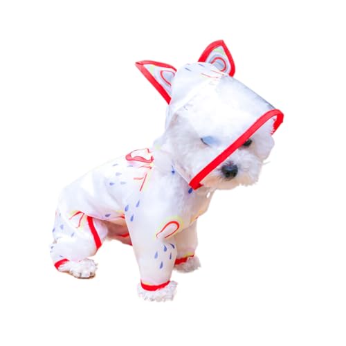 犬 レインコート 犬カッパ 軽量 雨具 可愛い フード付き ペット 梅雨対策 通気性 犬服 汚れ防止 防水 防塵 寒さ対策 ペットレインコート 防雪 風よけ寒さ対応 小中型犬 カッパ 着脱簡単 携帯便利