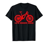 Funny Life Behind Bars | Cute Mountain Bike Gift Men Women T-Shirt