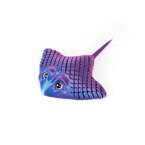 1PC 3D Printed Manta Ray Fidget Toy Multicolor Articulated Sensory Toy Manta Rays And Devil Fish Animal Notify Customer Service 