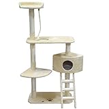 Go Pet Club 64-Inch Cat Tree, Beige