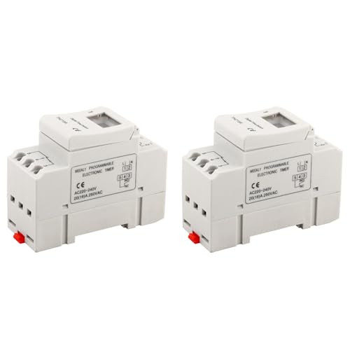 Minuterie Programmable THC15A Programmateur Automatique Éclairage et Chauffage Maison - 2