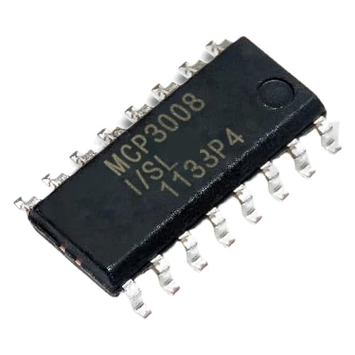 MCP3008-I/SL Convertisseur Analogique-Numérique SPI 10 Pièces