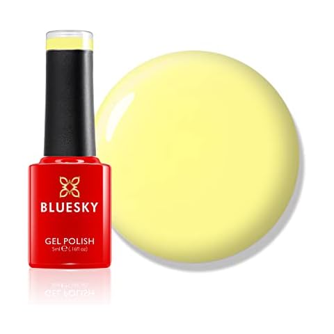 Bluesky Gel Nail Polish, Pastel Yellow Cover
