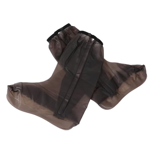 SUPVOX 1 Par Cubrezapatos de PVC con Tubo Alto, Antideslizantes, Protector de Lluvia para Ciclismo y Actividades al Aire Libre para Adultos