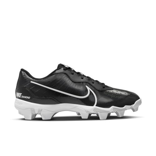 Nike Alpha Huarache Keystone Low Rubber Baseball Cleats SZ 9 Black | White