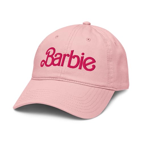Barbie Flamingo Pink Logo Adjustable Baseball Hat
