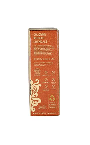 HERBAL ME Amla Henna Red Natural Hair Color (200gm) | CERTIFIED 100% Natural by Ecocert Greenlife (France)
