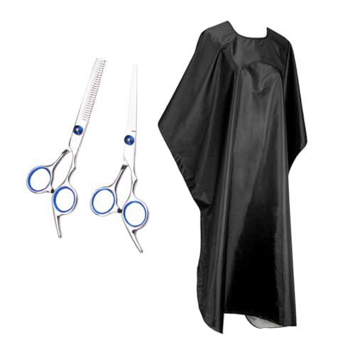 BESTYASH 1 Set Ergonomics Handle Hairdressing Scissor Professional Hair Styling Tools for Salon Home Use Includes Teeth Cut Scissors and Clip for Barbers and Families