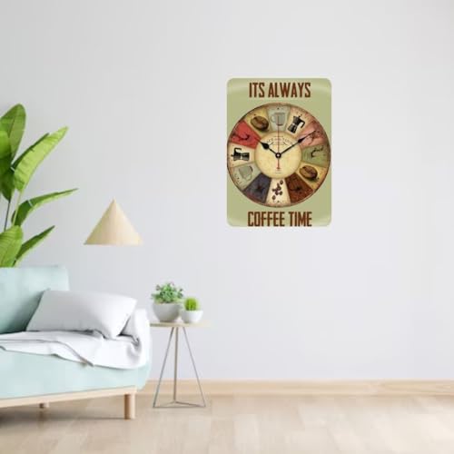 Image of Zesta Bathroom Decor Items Washroom Decor Tin Sign | Aesthetic Posters Wall Poster for Bedroom | Magnetic Cafe Decoration Items / Restaurant Decorations Items | Quirky Home Decor Bar Accent (Coffee Lover)
