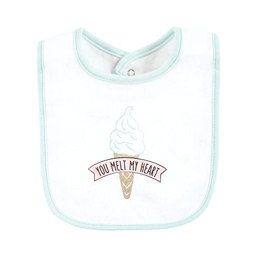 Image of Touched by Nature Unisex Baby Organic Cotton Bibs, Popsicle, One Size