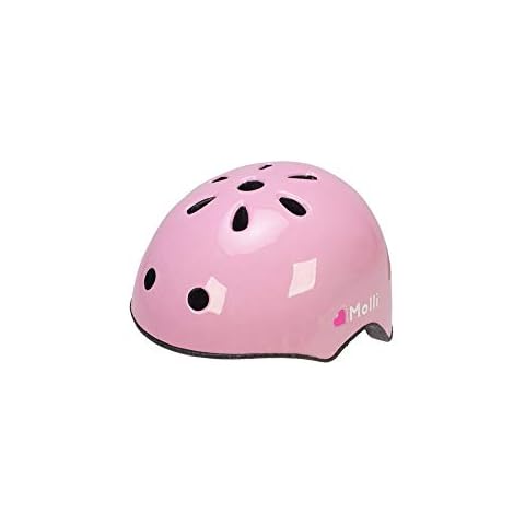 Raleigh - CSH1308 - Molli Lightweight Adjustable Children's Cycling Helmet Size 50-54cm in Pink Cover