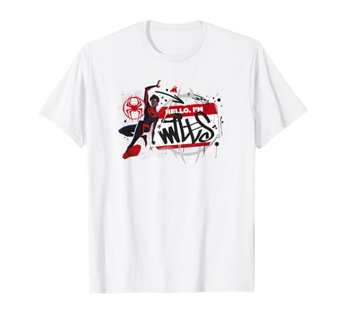 Spider-Man Across The Spider-Verse Camiseta Manga Corta Marvel ID Tag Ropa Coleccionista